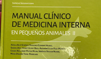 Colaboración de MªDolores Tabar como autora en el libro de medicina interna de pequeños animales