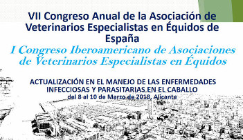 VII Congreso Anual de la Asociación de Veterinarios Especiales en Équidos de España